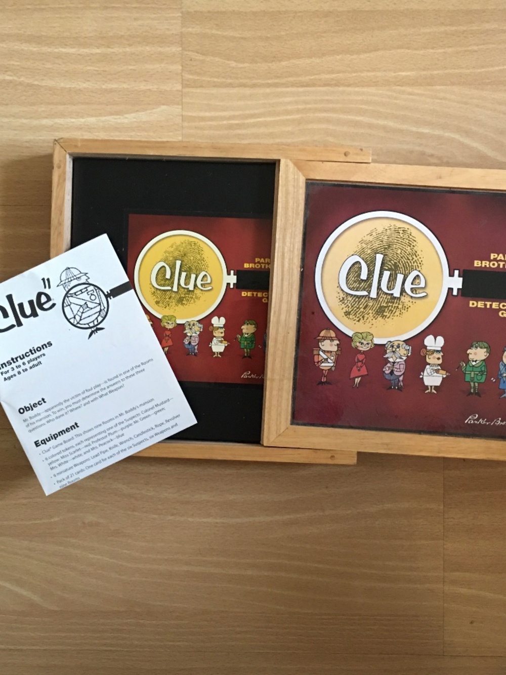 Clue Wood Box Special Edition